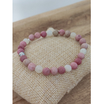 Bracelet Rhodonite Pierre de lune 6mm 3