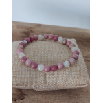 Bracelet Rhodonite Pierre de lune 6mm
