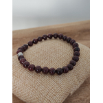 Bracelet Grenat 6mm 3
