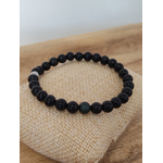 Bracelet Obsidienne 6mm 3