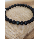 Bracelet Obsidienne 6mm 4