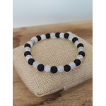 Bracelet Quartz Pierre de lave 6mm 3