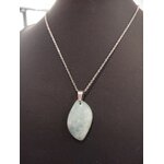 Collier pendentif aigue marine