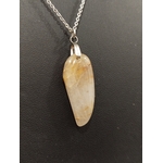Collier pendentif quartz rutile 3