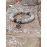 Bracelet amazonite plume 4