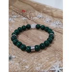 Bracelet malachite pierre lune