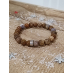 Bracelet bois pétrifié