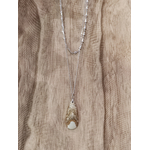 Collier jaspe paysage maille étoile 3