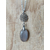 Collier Pierre de lune grise Rosace 5