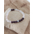 Bracelet Quartz rose Grenat 6mm 2