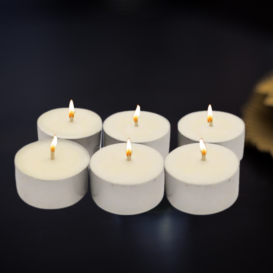 bougies tealight non parfumées