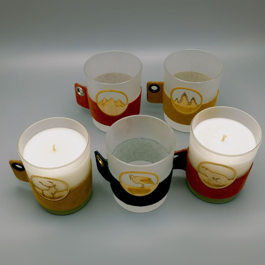 Whistler groupe Cerf bougies - Sapins - Montagne - - Cigogne - Marmotte bougie 2