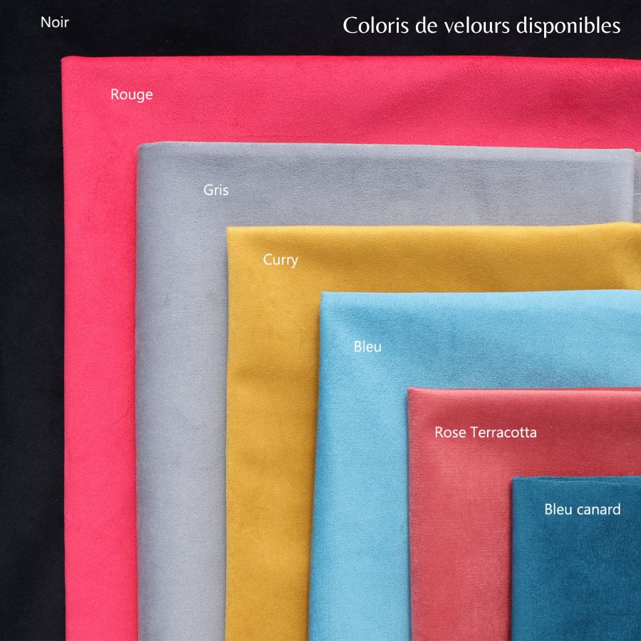 Couleurs velours disponibles photophores Whistler by GHE