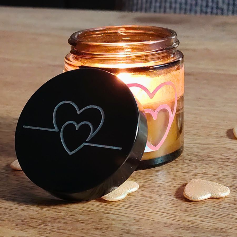 Ljos coeur bougie et couvercle 1