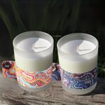 Bougies SYDNEY bandeau tissus aborigène