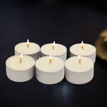 bougies tealight non parfumées
