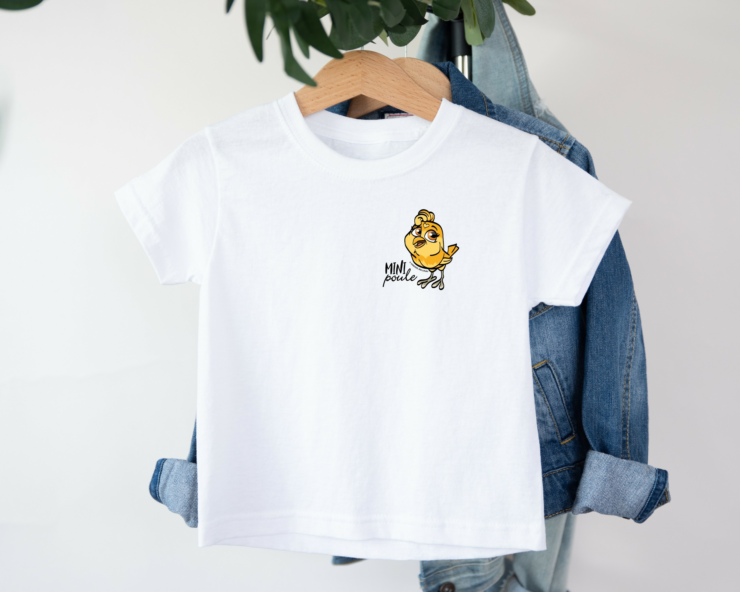 T-shirt  Mini Poule Fille 
