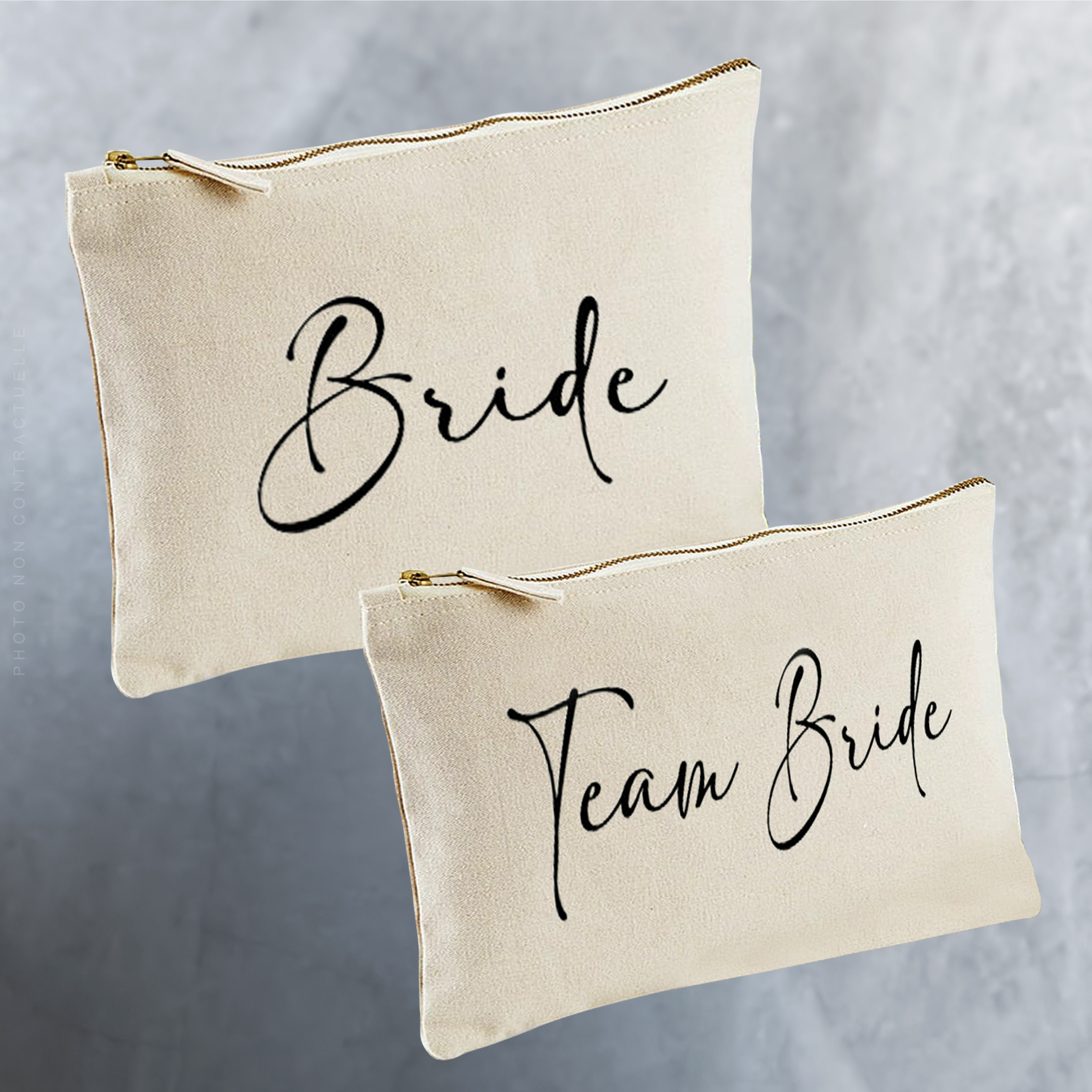 Trousse en coton / Team bride - Bride
