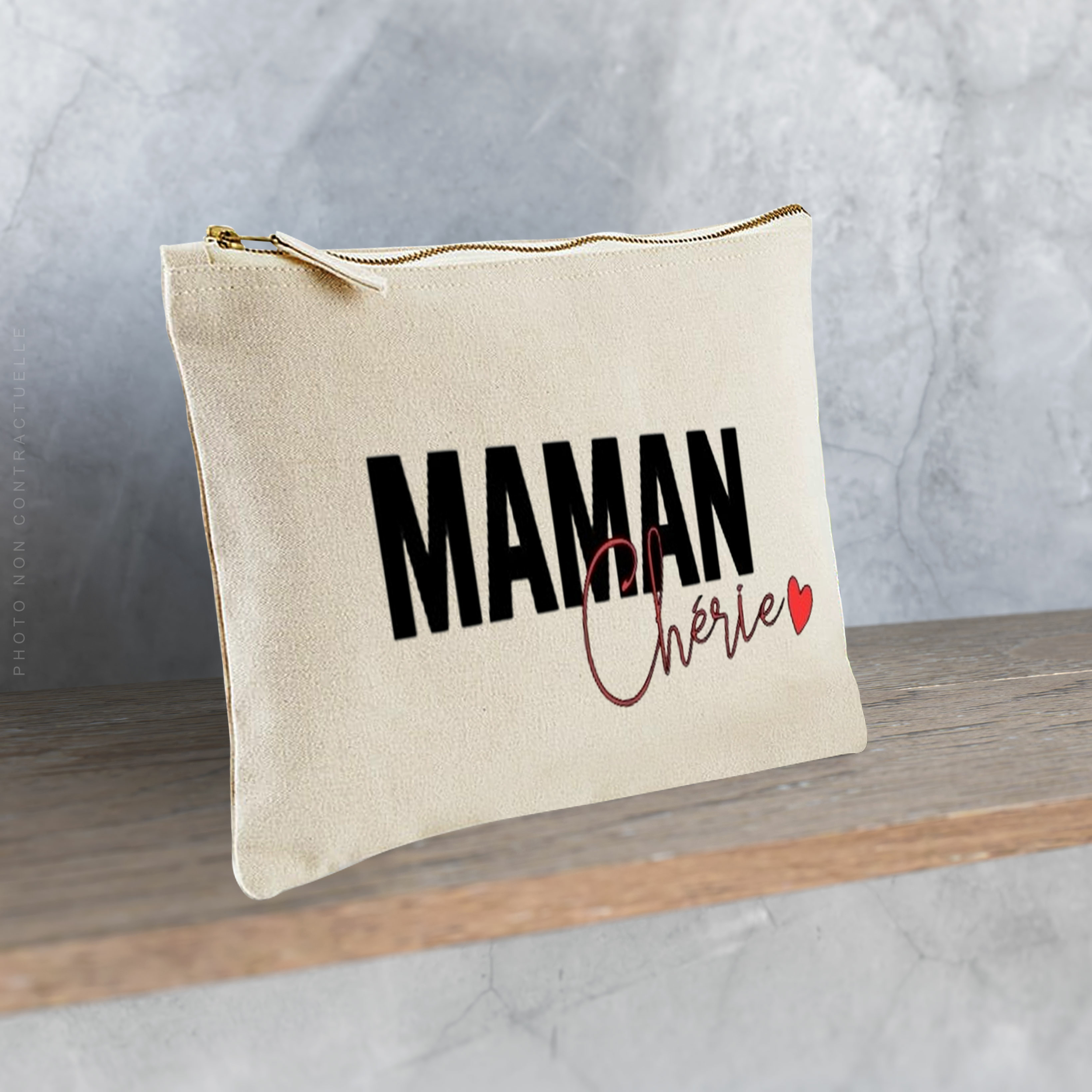 Trousse en coton / Maman chérie