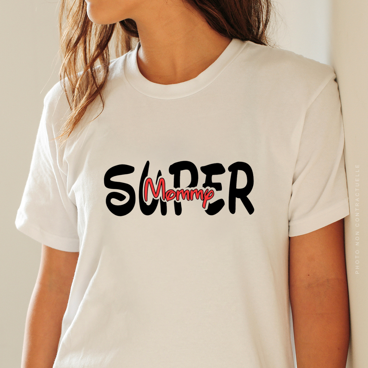 tshirt femme super mommy