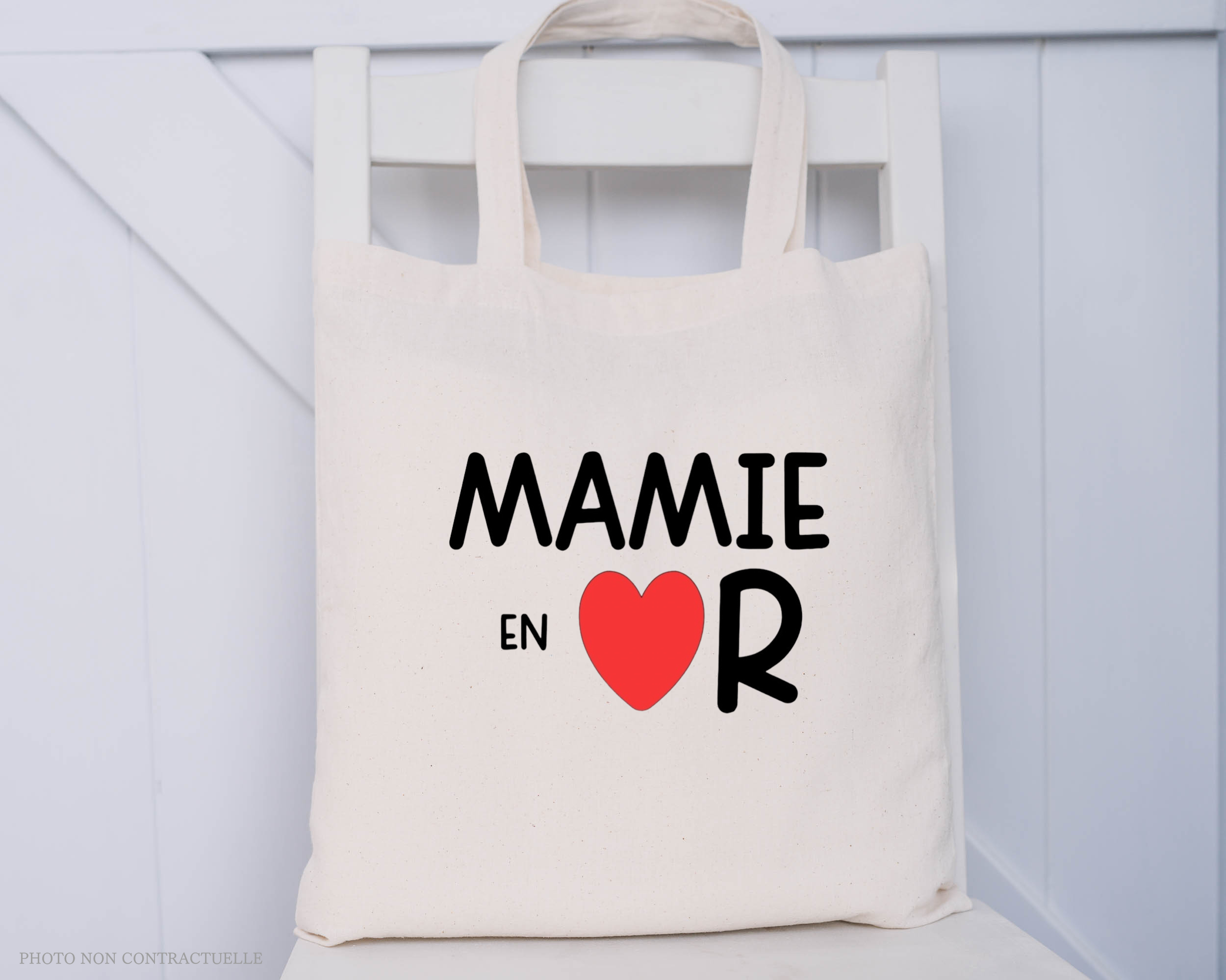 TOTEBAG MAMIE EN OR CHAISE DROITE