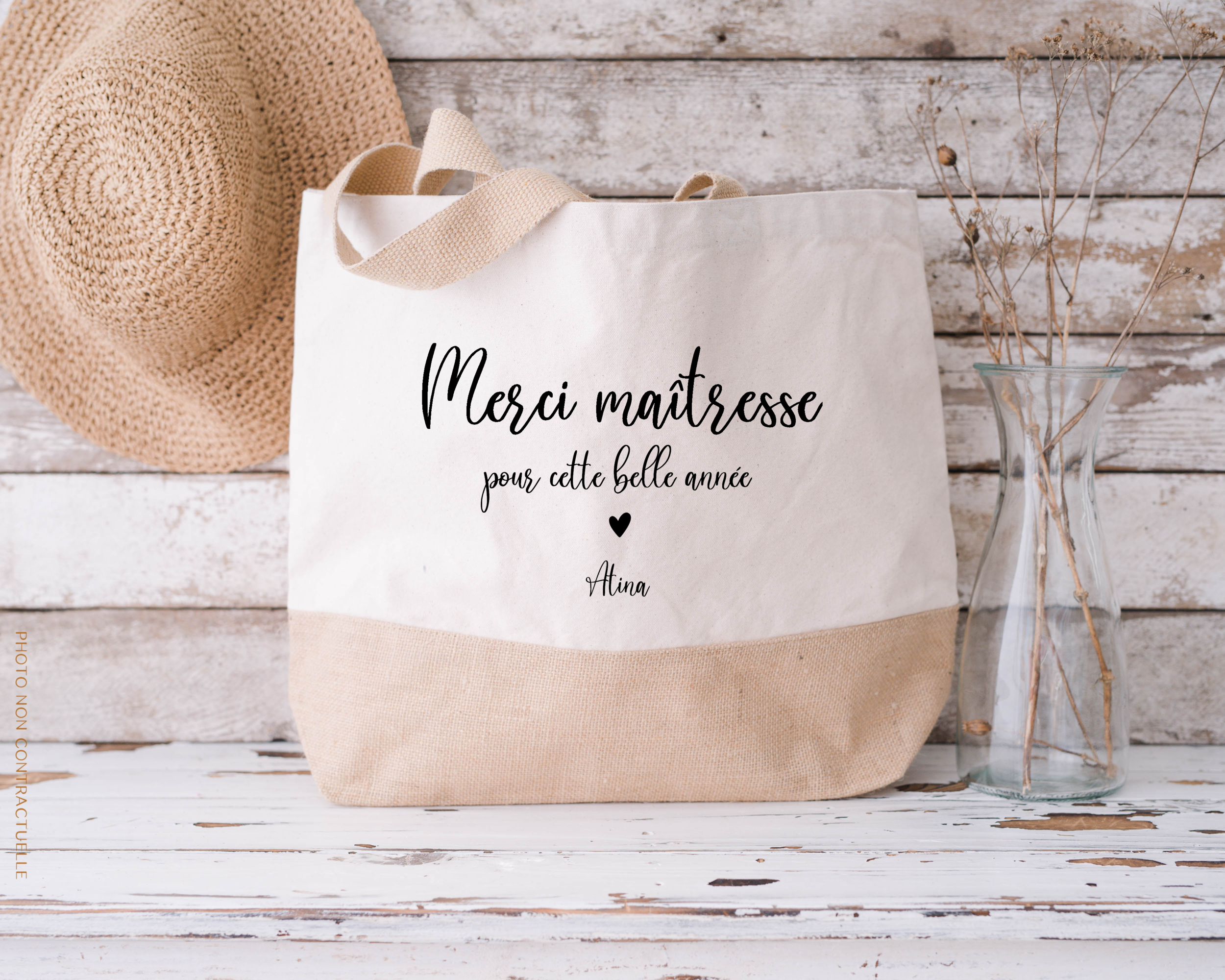 Sac Cabas Merci Ma tresse