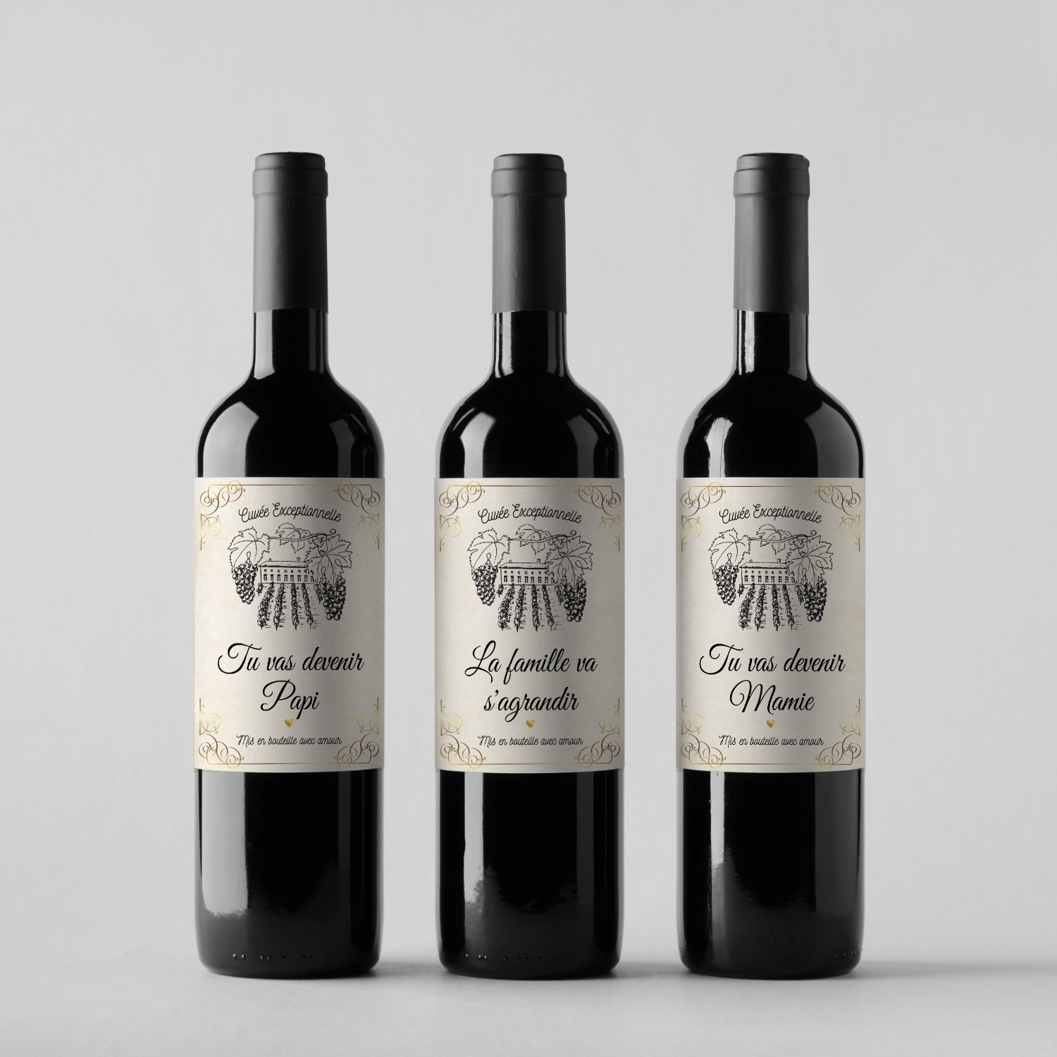 trio bouteille