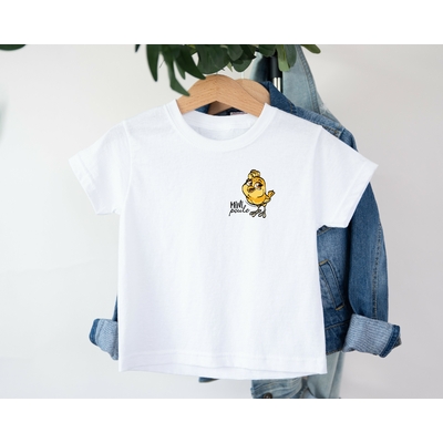 T-shirt " Mini Poule Fille "