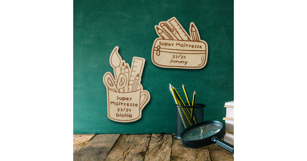 Cabochon Résine - Ma Super Maîtresse - Cabochons Martika