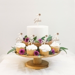 Cake topper nombre + prénom 1