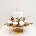 Cake topper nombre + prénom 2