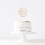 cake topper petit coeur plus phrase