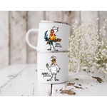 Duo mug papy mamy poule