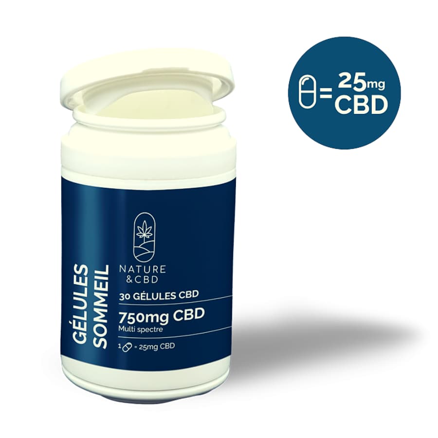 Gélules CBD -  25mg / Gélule - 750MG main image 0