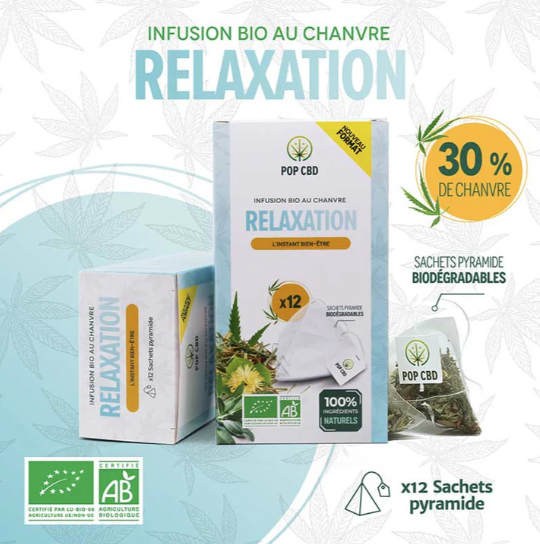 infusion CBD POP CBD en sachet relaxation