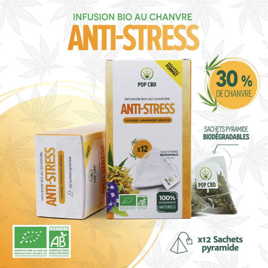 Infusion CBD sachets pop CBD anti-stress