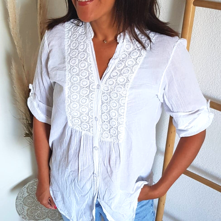 Chemise  manches longues - blanche