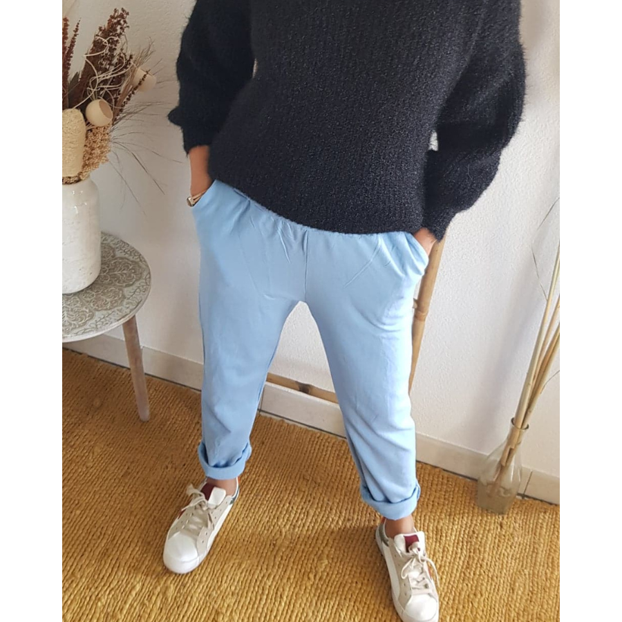 Pantalon jog avec étoile-jean
