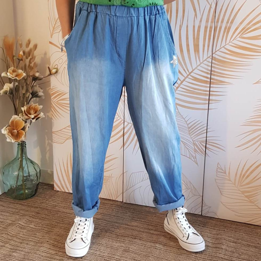 Pantalon jog femme avec taille élastique : une coupe ajustable pour toutes les morphologies
