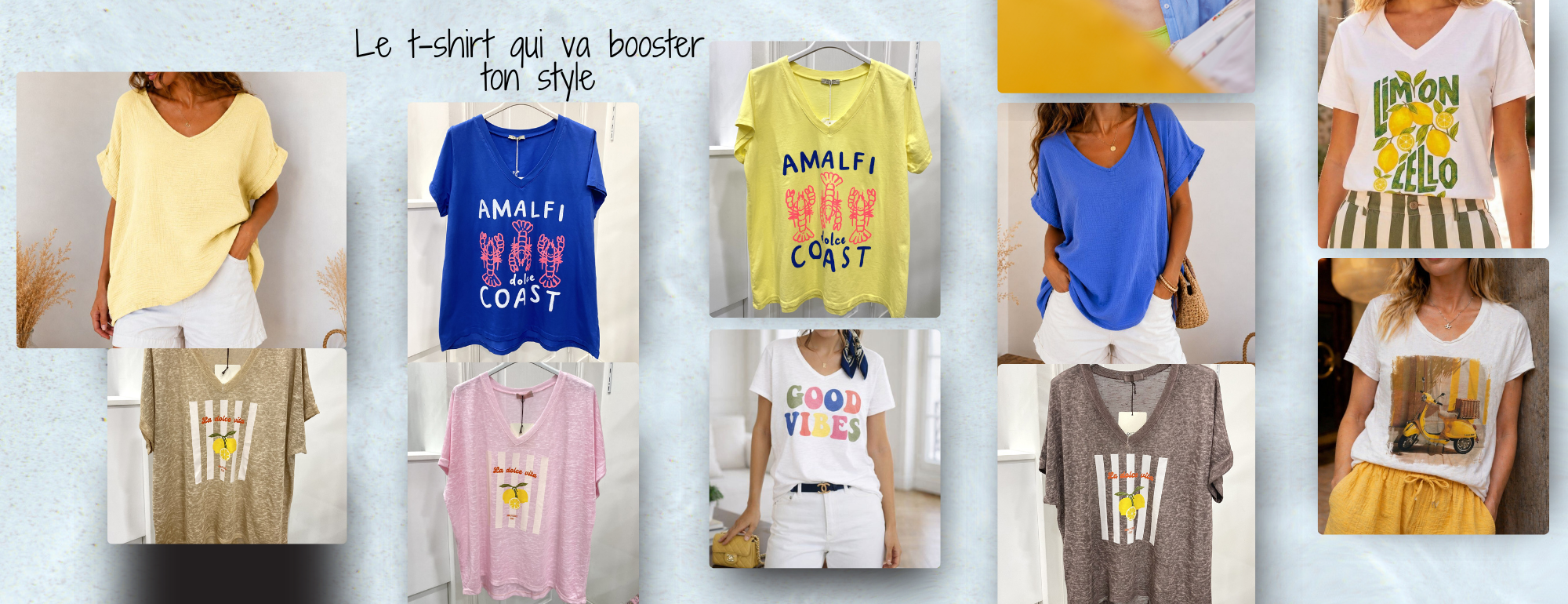 notre choix de t shirts