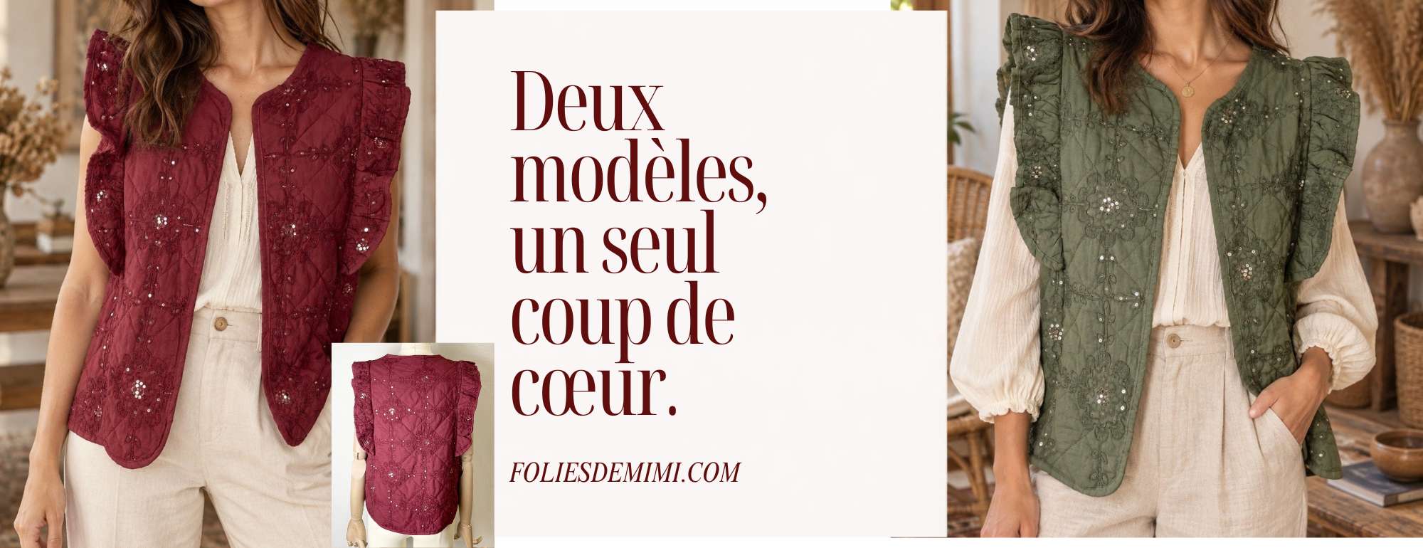 deux modeles un seul coup de coeur