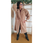 Soyez élégante et restez au chaud avec un manteau polaire beige pour femme