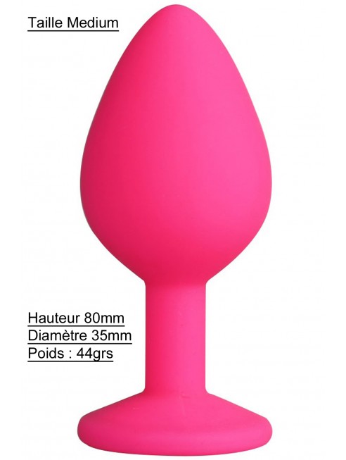 plug medium rose anal jouet adulte