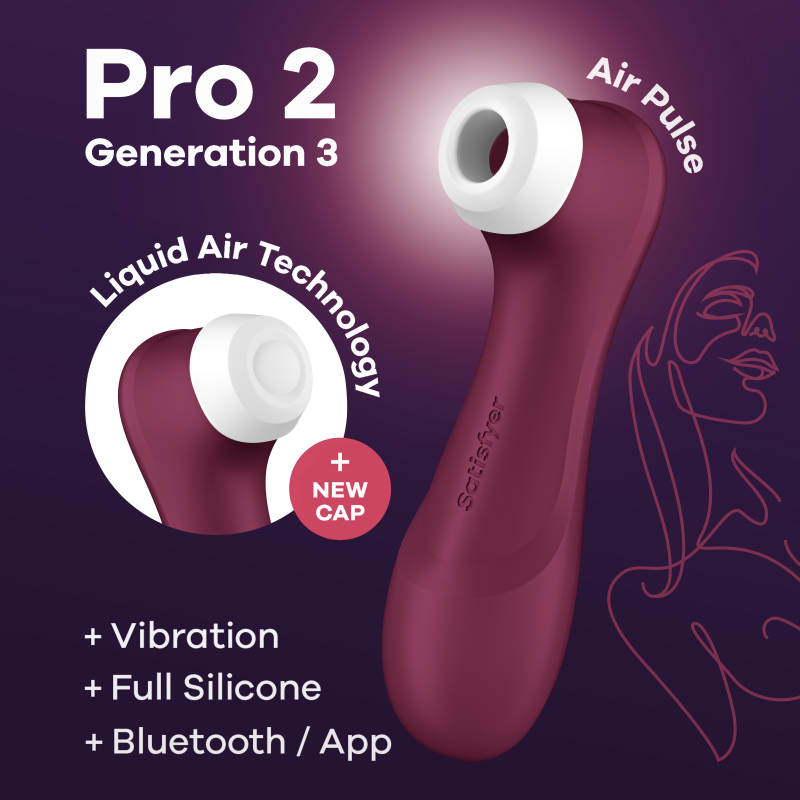 Pro 2 Génération 3 - Connect App et vibration - Vin rouge