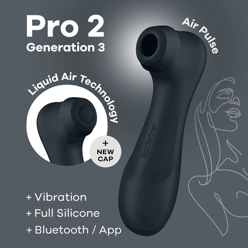 Pro 2 Génération 3 - Connect App et vibration - Noir