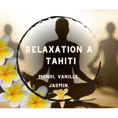 Bougie bocal '' voyage '' Relaxation à Tahiti