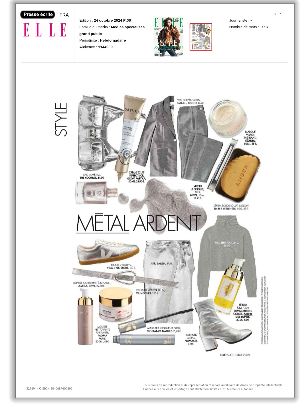 elle nat octobre 2024