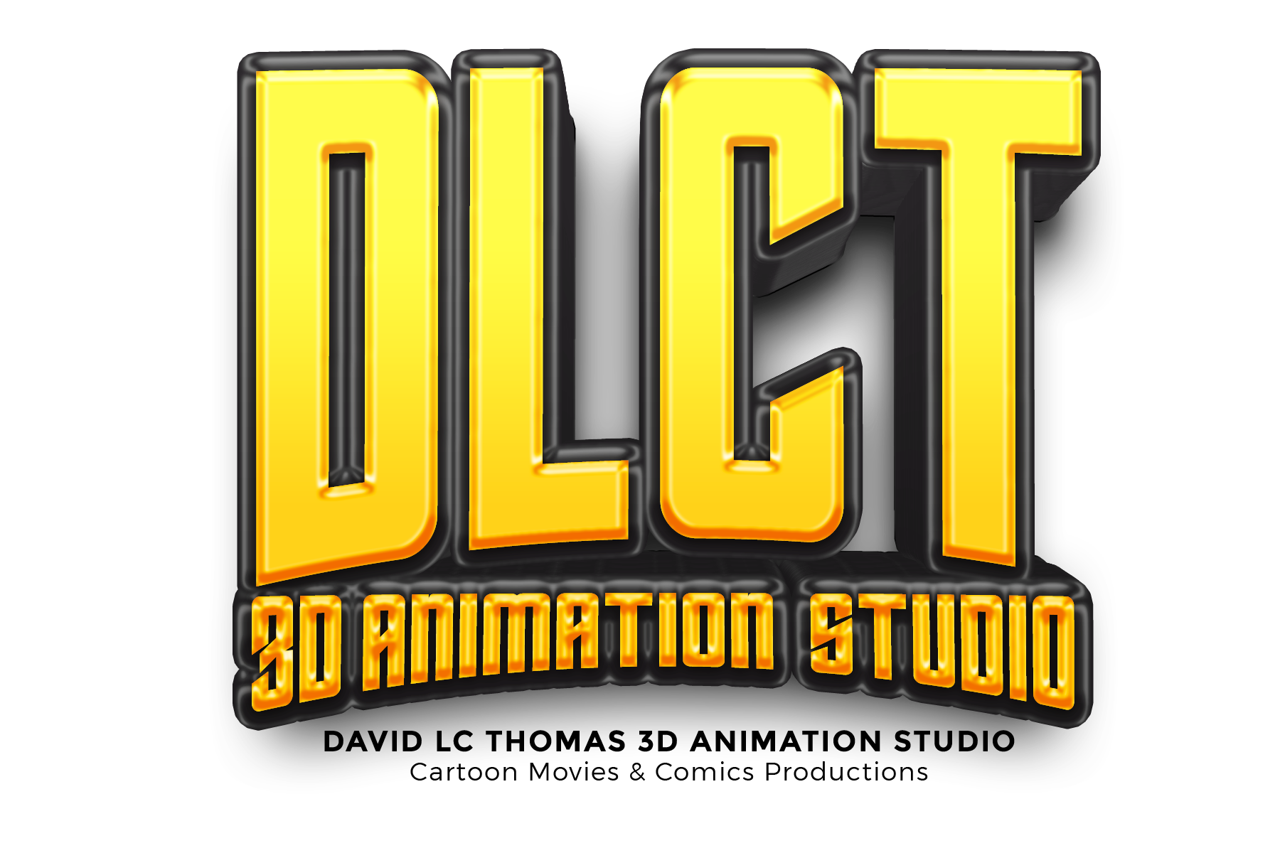 logo dt3d animation studio transparent