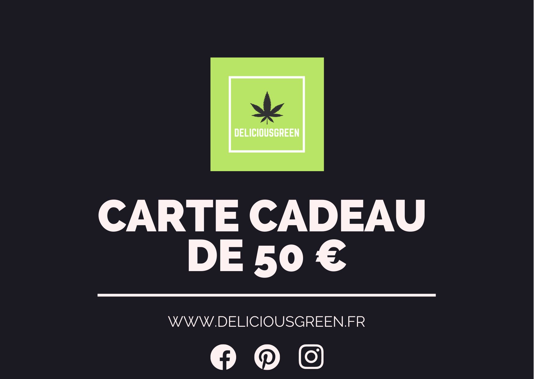 Chèque-cadeau de 50 €