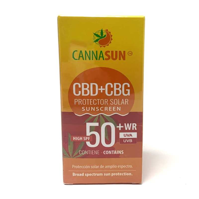 Crème solaire 150mL au CBD et CBG - Cannasun